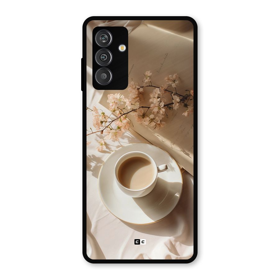 Early Morning Tea Metal Back Case for Galaxy M14 5G
