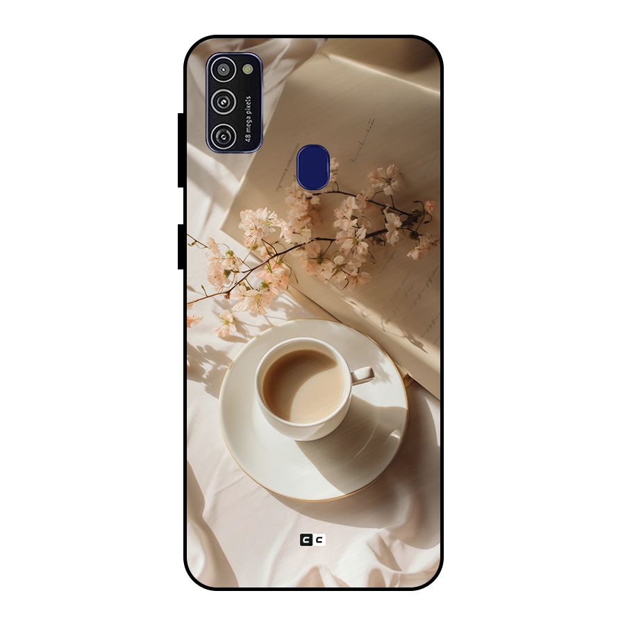 Early Morning Tea Metal Back Case for Galaxy M30s