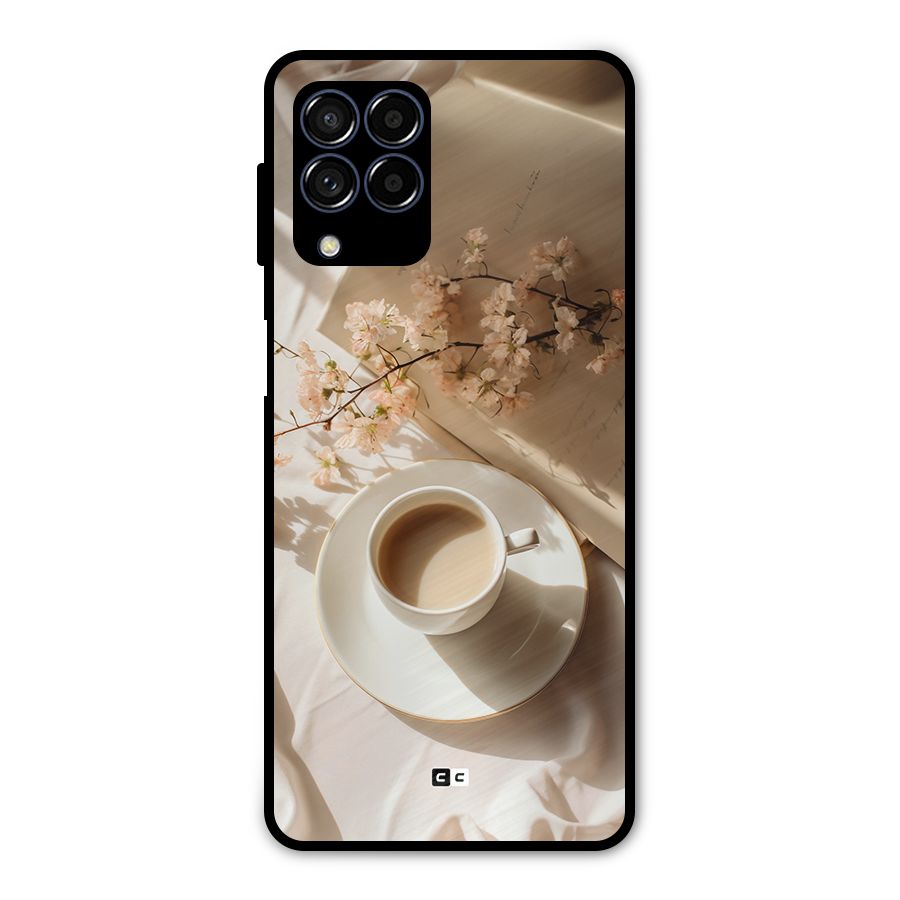 Early Morning Tea Metal Back Case for Galaxy M53 5G