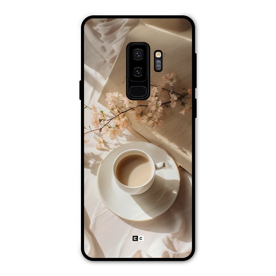 Early Morning Tea Metal Back Case for Galaxy S9 Plus