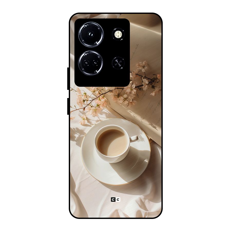 Early Morning Tea Metal Back Case for Infinix Note 30 5G