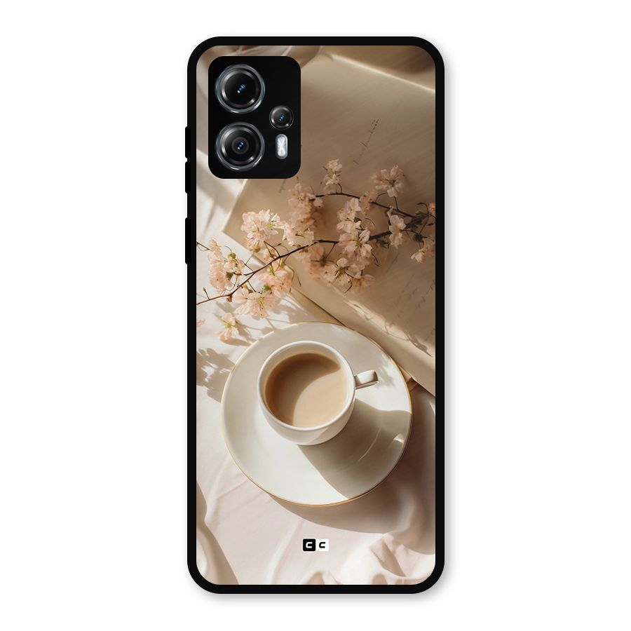 Early Morning Tea Metal Back Case for Moto G13