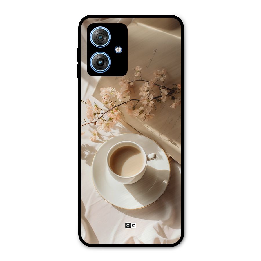 Early Morning Tea Metal Back Case for Moto G54
