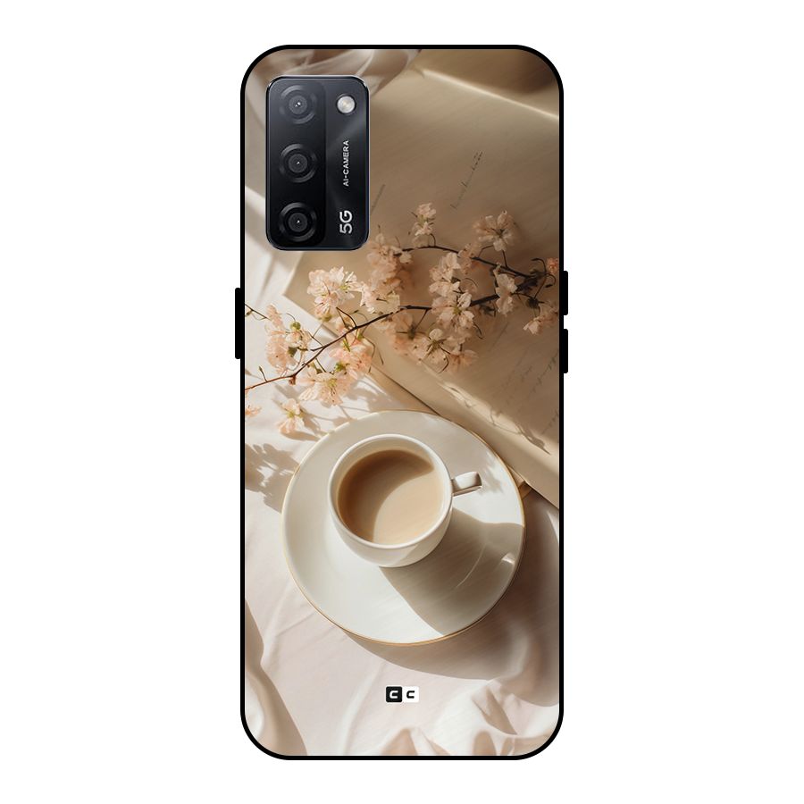 Early Morning Tea Metal Back Case for Oppo A53s 5G