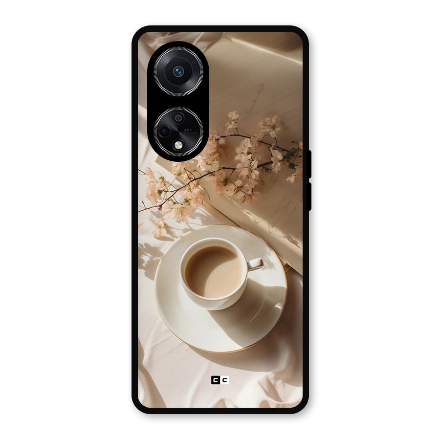 Early Morning Tea Metal Back Case for Oppo F23