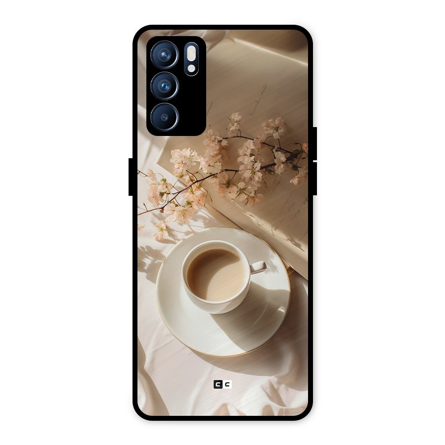 Early Morning Tea Metal Back Case for Oppo Reno6 5G