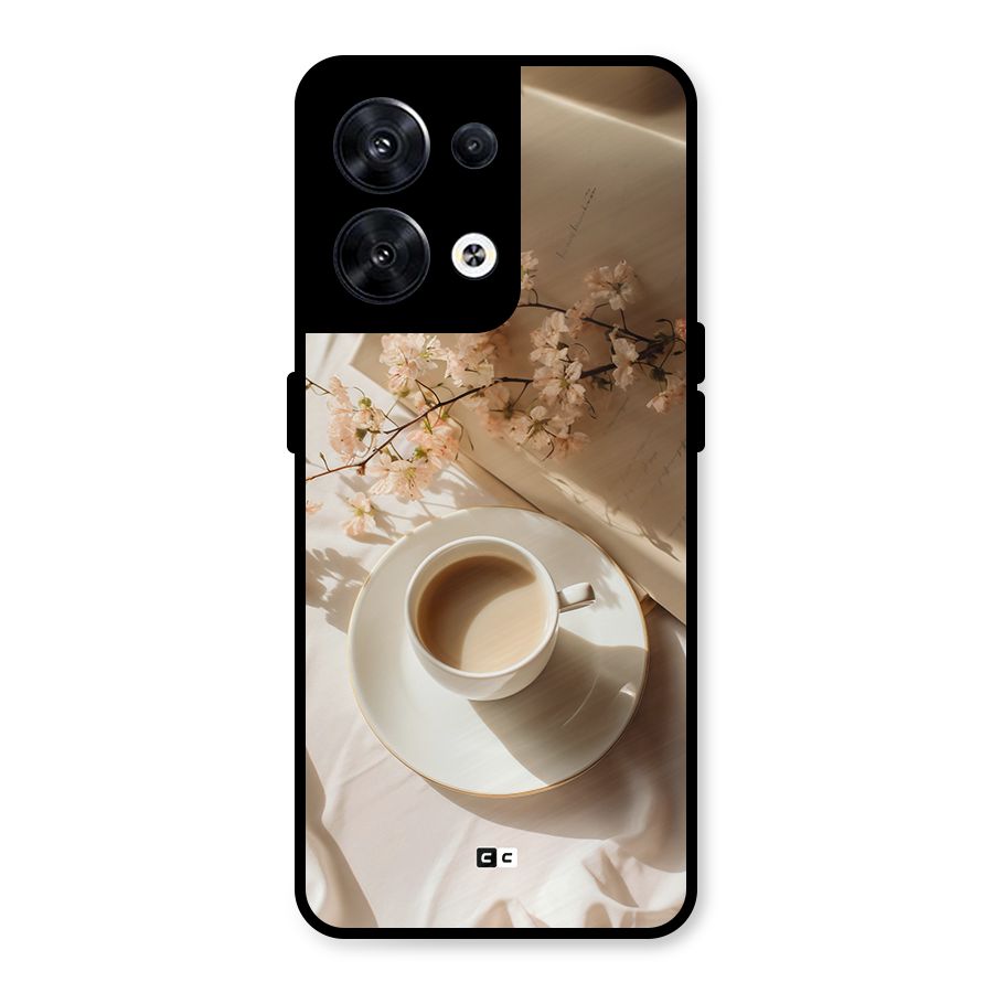 Early Morning Tea Metal Back Case for Oppo Reno8 5G