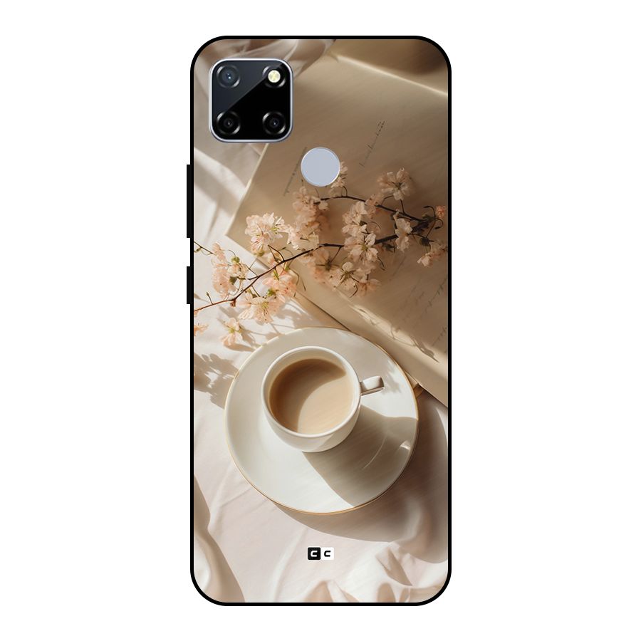 Early Morning Tea Metal Back Case for Realme Narzo 20