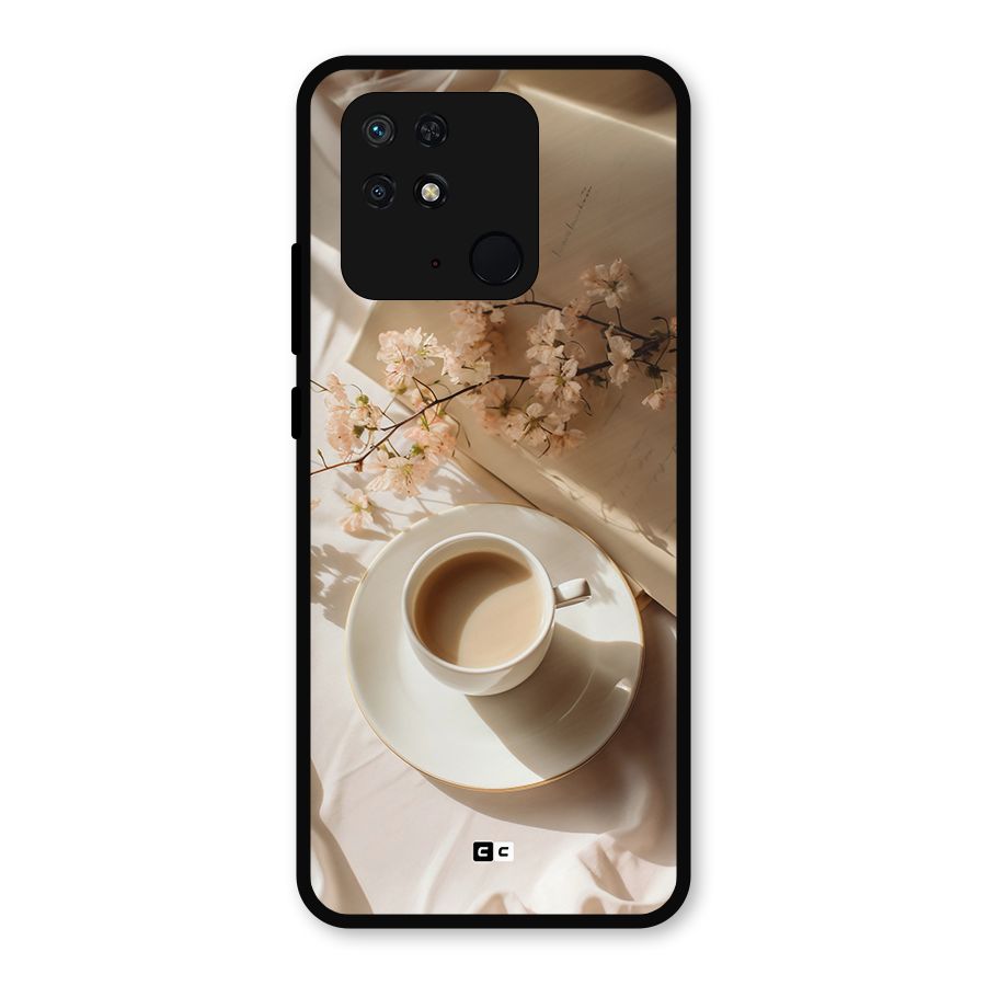 Early Morning Tea Metal Back Case for Redmi 10 Power