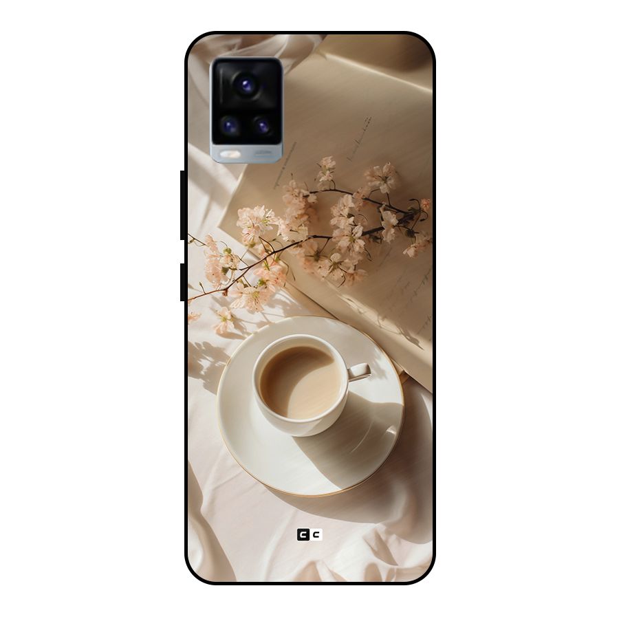 Early Morning Tea Metal Back Case for Vivo V20 2021
