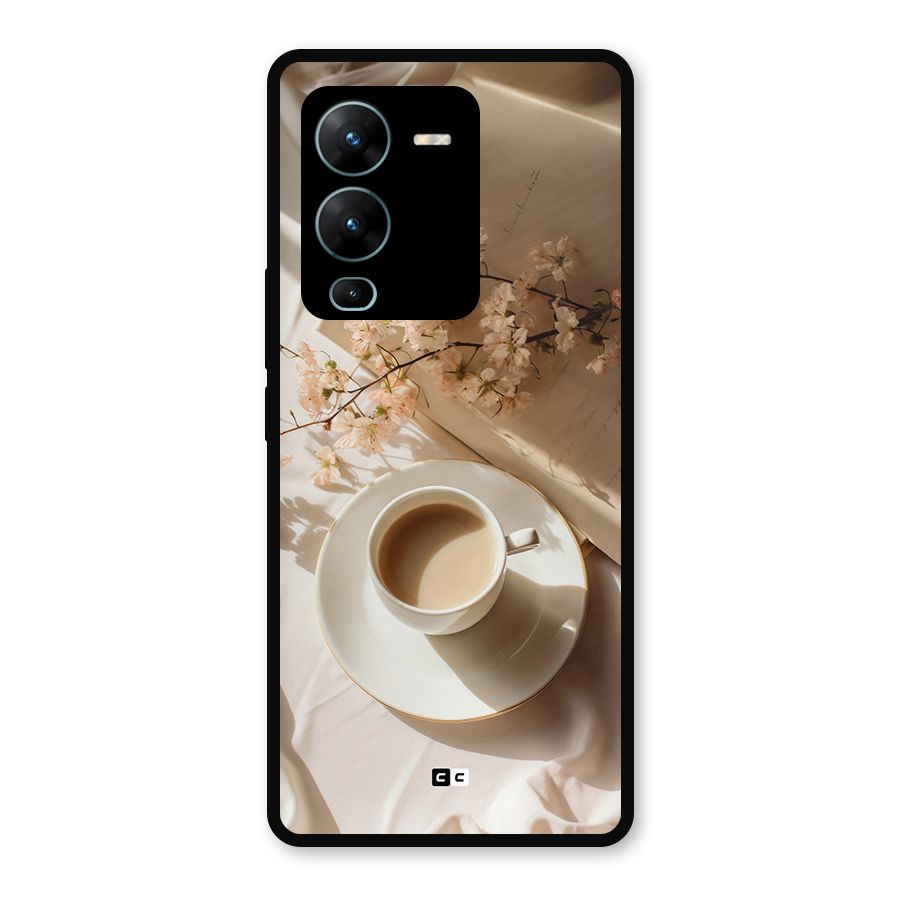 Early Morning Tea Metal Back Case for Vivo V25 Pro