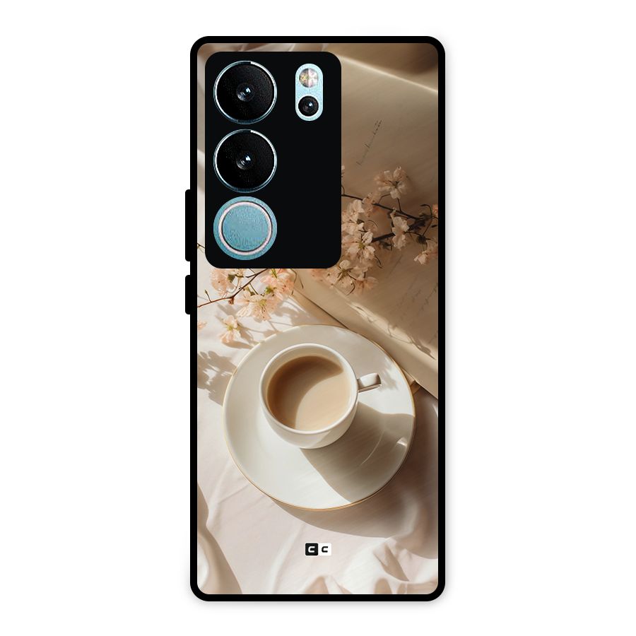 Early Morning Tea Metal Back Case for Vivo V29 Pro