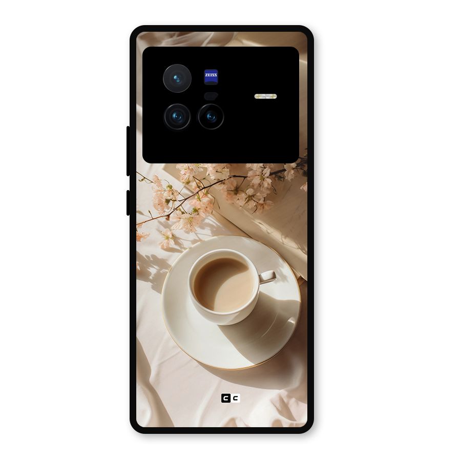 Early Morning Tea Metal Back Case for Vivo X80
