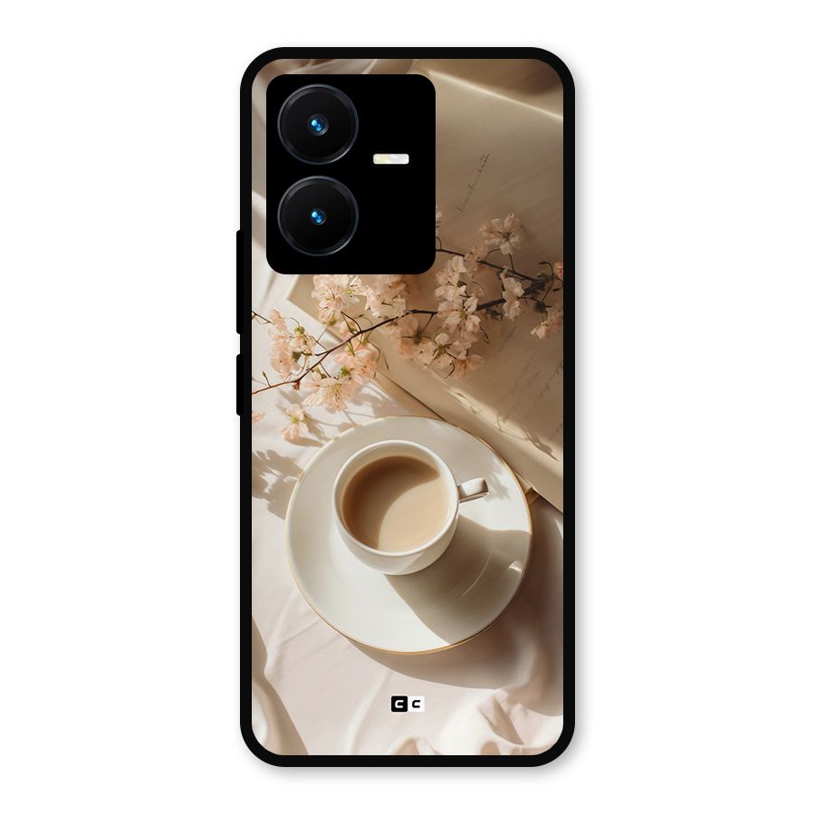 Early Morning Tea Metal Back Case for Vivo Y22