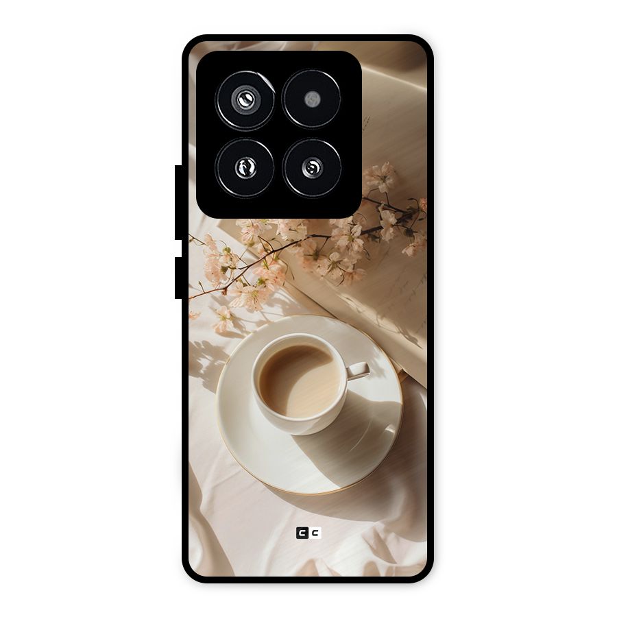 Early Morning Tea Metal Back Case for Xiaomi 14 Pro