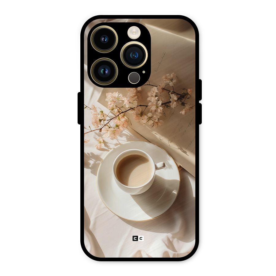 Early Morning Tea Metal Back Case for iPhone 14 Pro