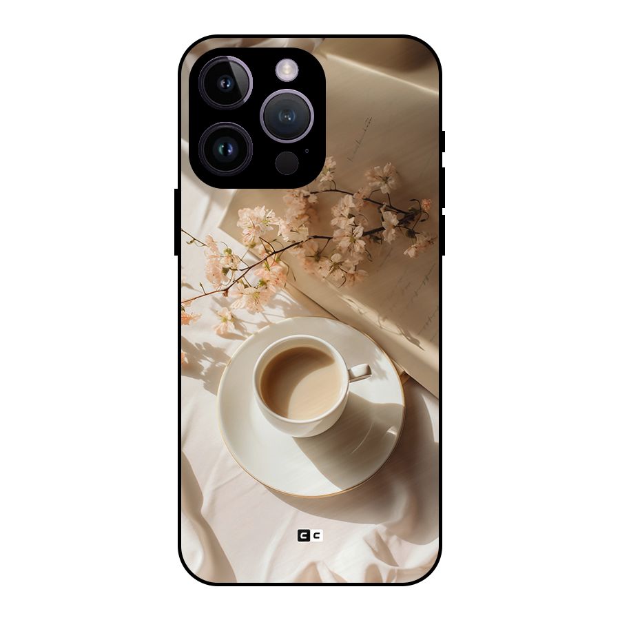 Early Morning Tea Metal Back Case for iPhone 14 Pro Max
