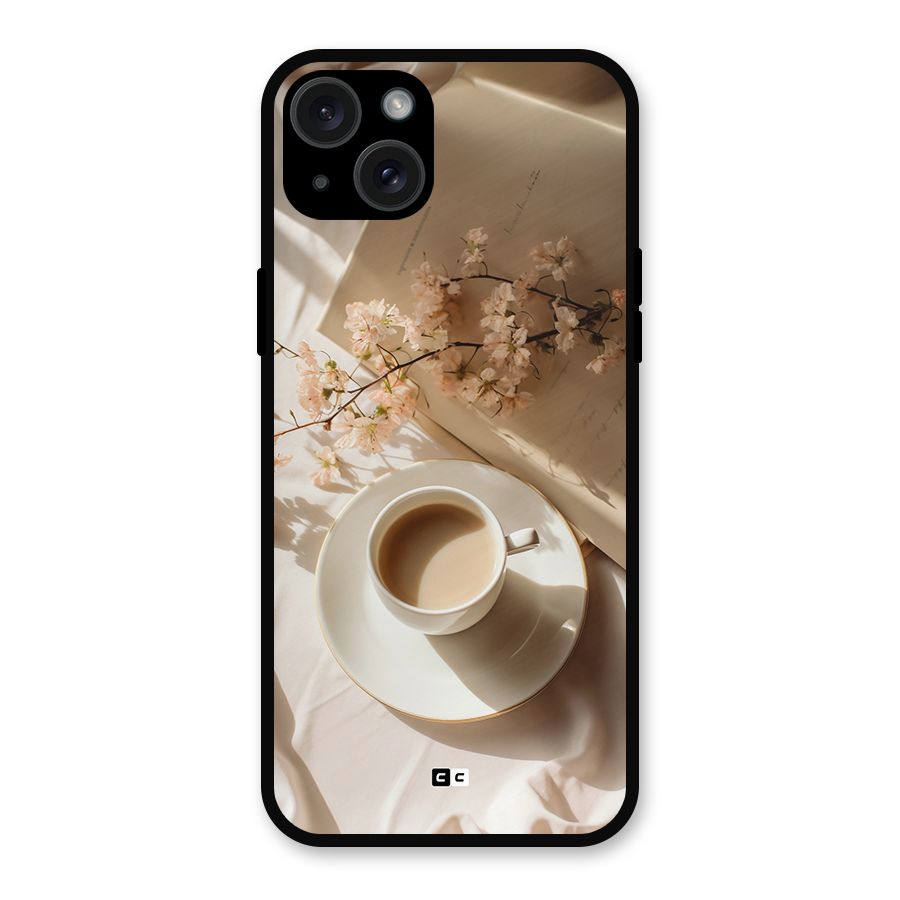 Early Morning Tea Metal Back Case for iPhone 15 Plus