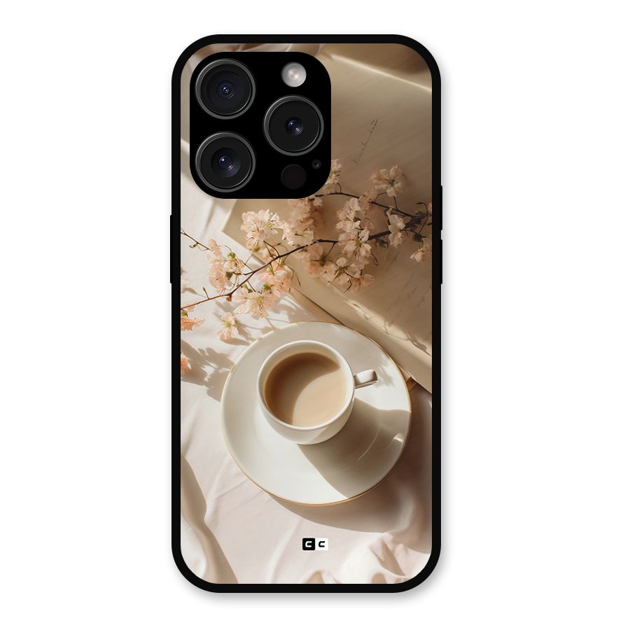 Early Morning Tea Metal Back Case for iPhone 15 Pro