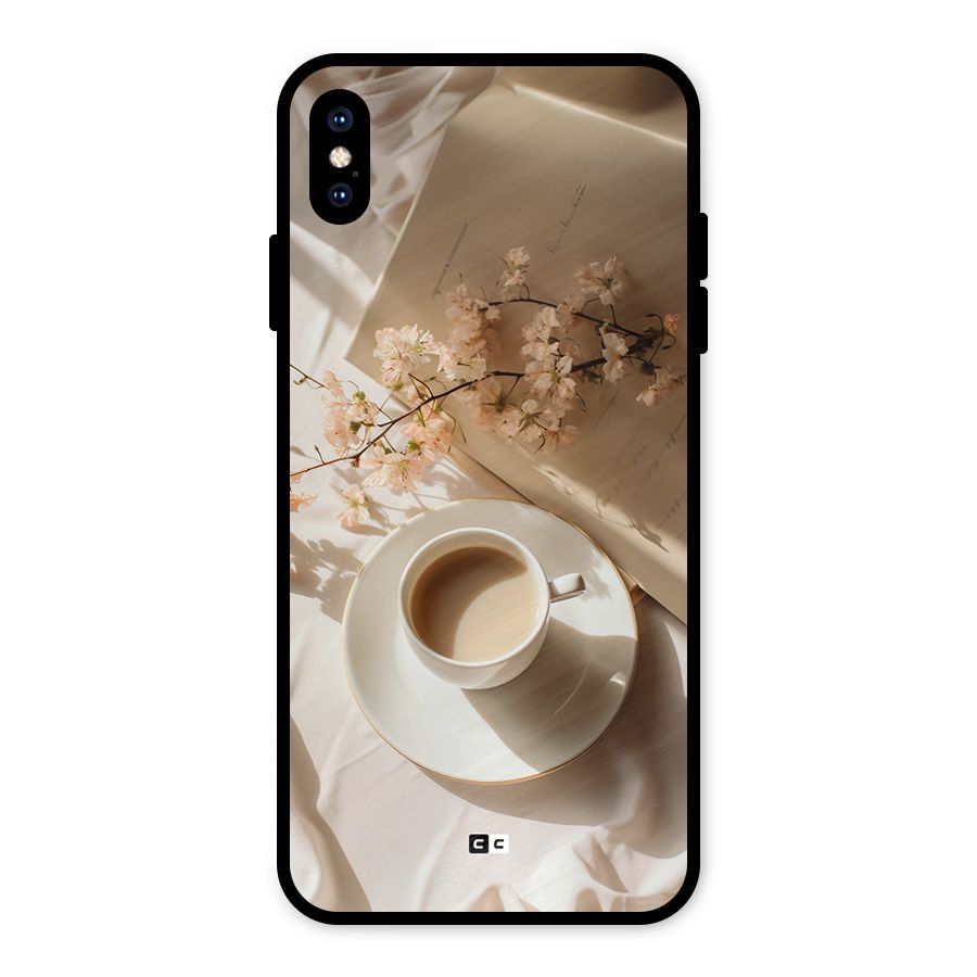 Early Morning Tea Metal Back Case for iPhone XS Max