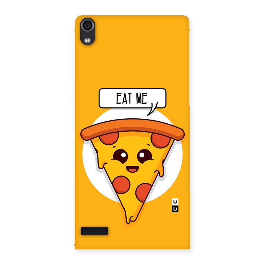 Eat Me Cute Pizza Slice Back Case for Ascend P6