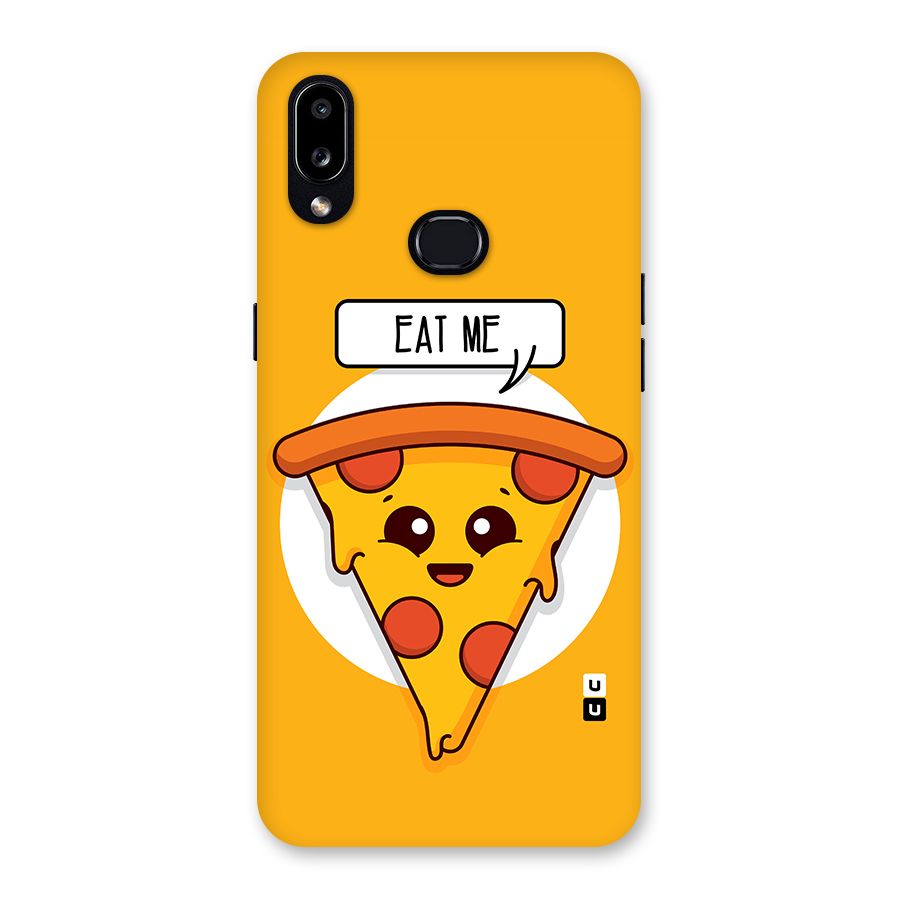 Eat Me Cute Pizza Slice Back Case for Galaxy A10s