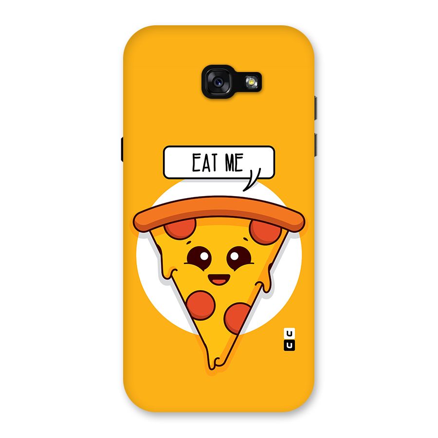 Eat Me Cute Pizza Slice Back Case for Galaxy A7 (2017)