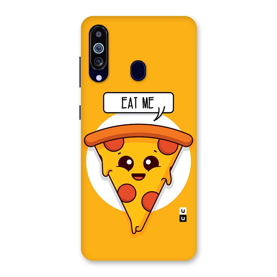 Eat Me Cute Pizza Slice Back Case for Galaxy M40