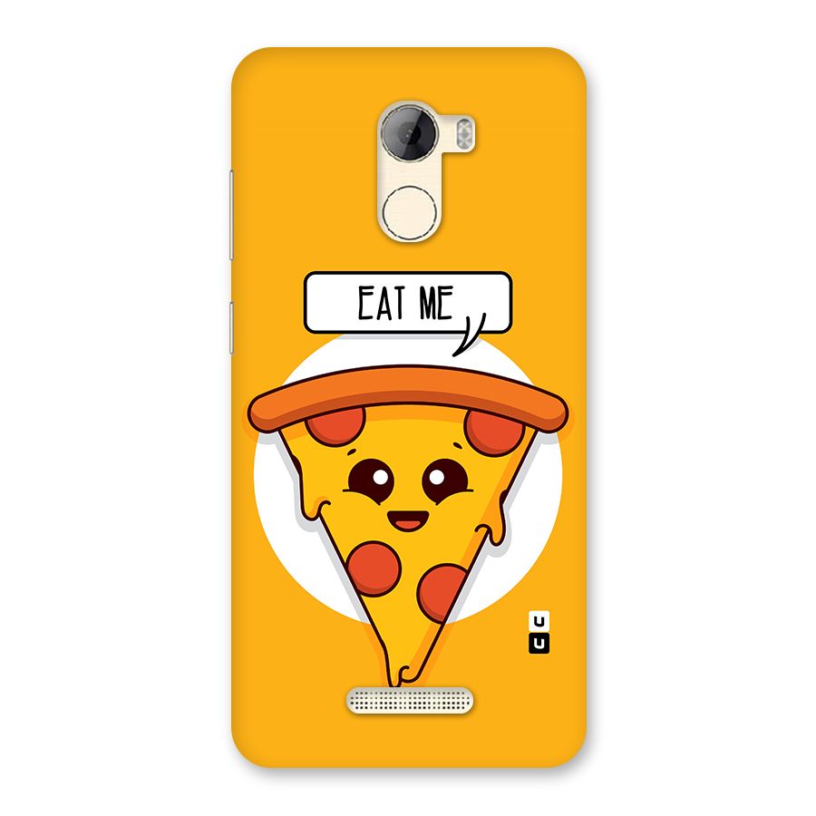Eat Me Cute Pizza Slice Back Case for Gionee A1 LIte