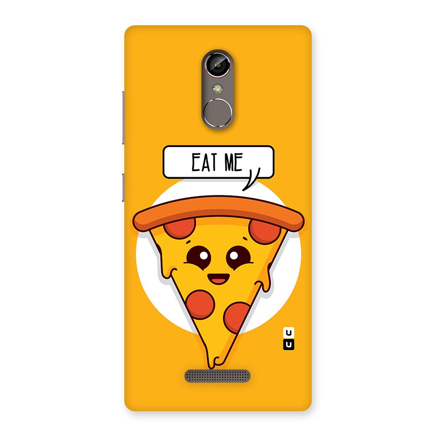 Eat Me Cute Pizza Slice Back Case for Gionee S6s