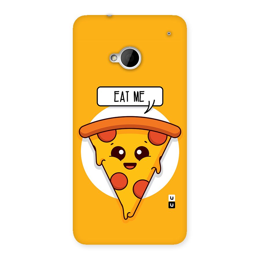 Eat Me Cute Pizza Slice Back Case for HTC One M7