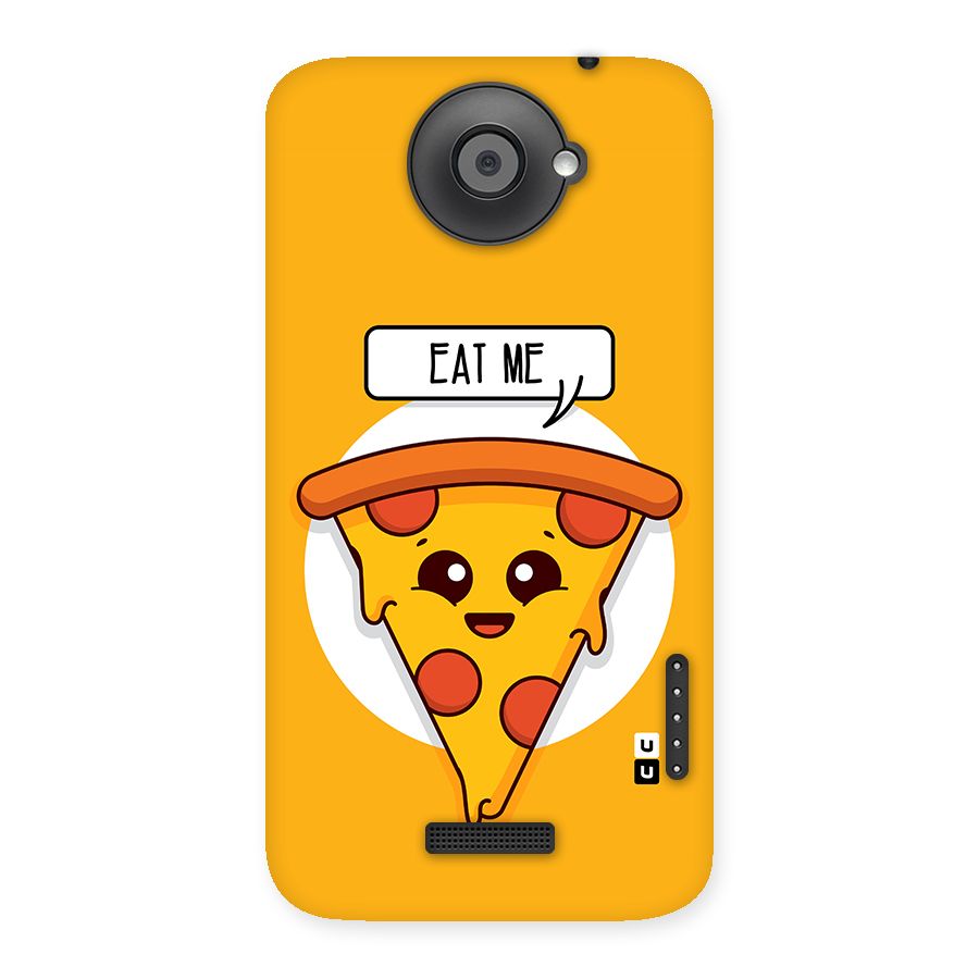 Eat Me Cute Pizza Slice Back Case for HTC One X