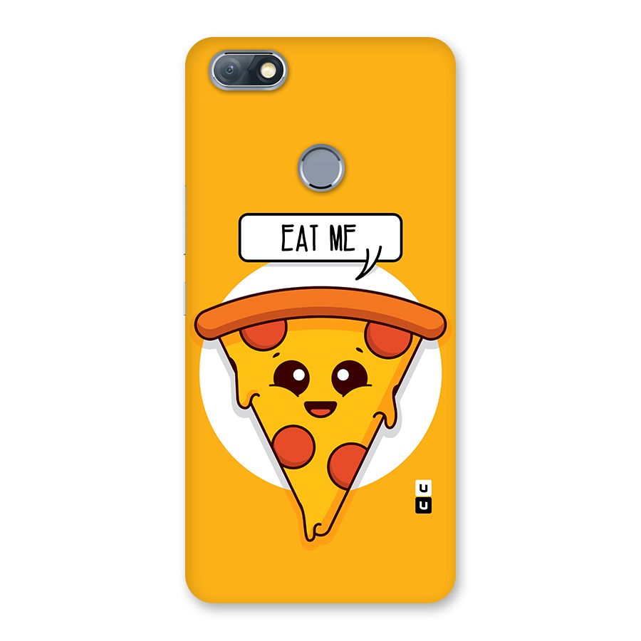 Eat Me Cute Pizza Slice Back Case for Infinix Note 5