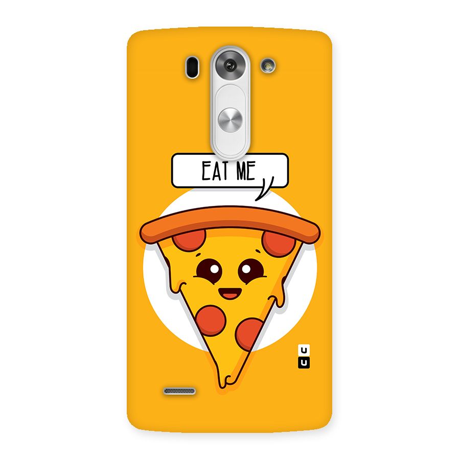 Eat Me Cute Pizza Slice Back Case for LG G3 Mini