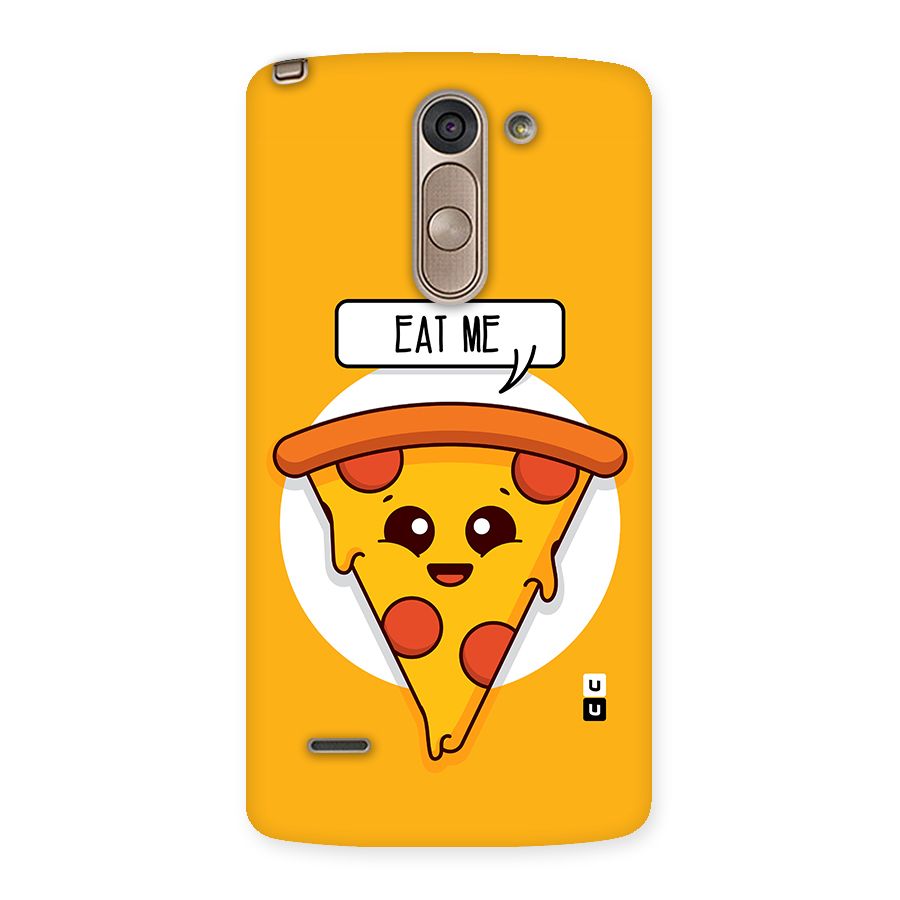 Eat Me Cute Pizza Slice Back Case for LG G3 Stylus