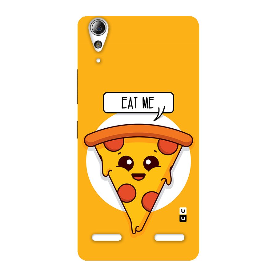 Eat Me Cute Pizza Slice Back Case for Lenovo A6000