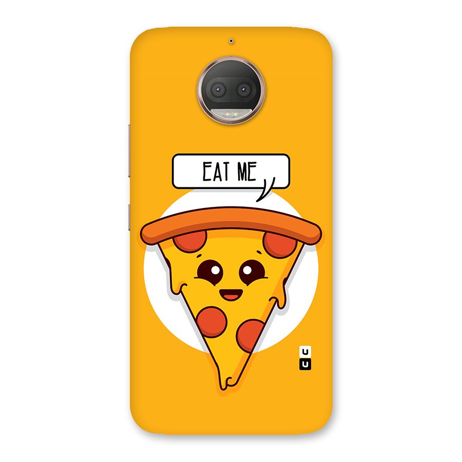 Eat Me Cute Pizza Slice Back Case for Moto G5s Plus