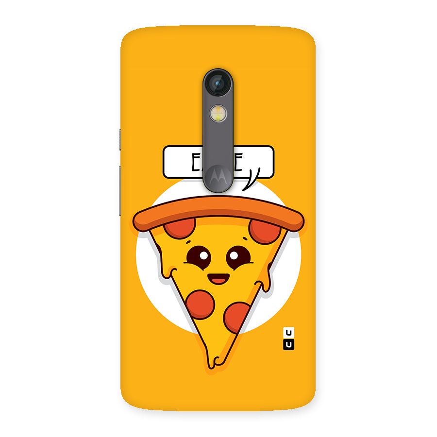 Eat Me Cute Pizza Slice Back Case for Moto X Play
