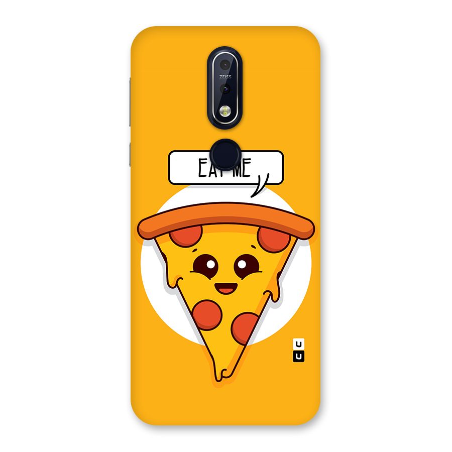 Eat Me Cute Pizza Slice Back Case for Nokia 7.1