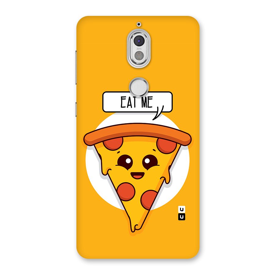 Eat Me Cute Pizza Slice Back Case for Nokia 7