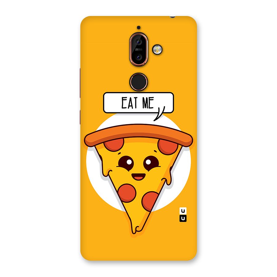 Eat Me Cute Pizza Slice Back Case for Nokia 7 Plus