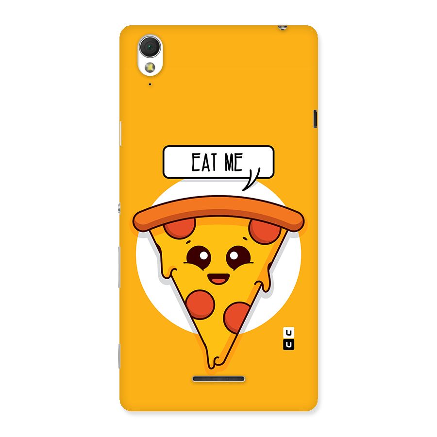 Eat Me Cute Pizza Slice Back Case for Sony Xperia T3