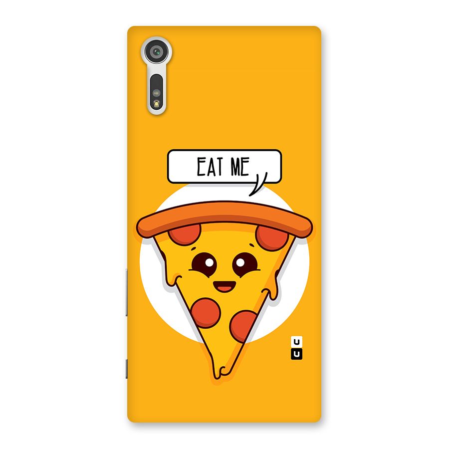 Eat Me Cute Pizza Slice Back Case for Xperia XZ
