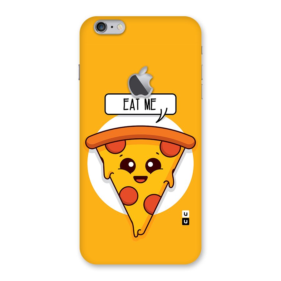 Eat Me Cute Pizza Slice Back Case for iPhone 6 Plus 6S Plus Logo Cut