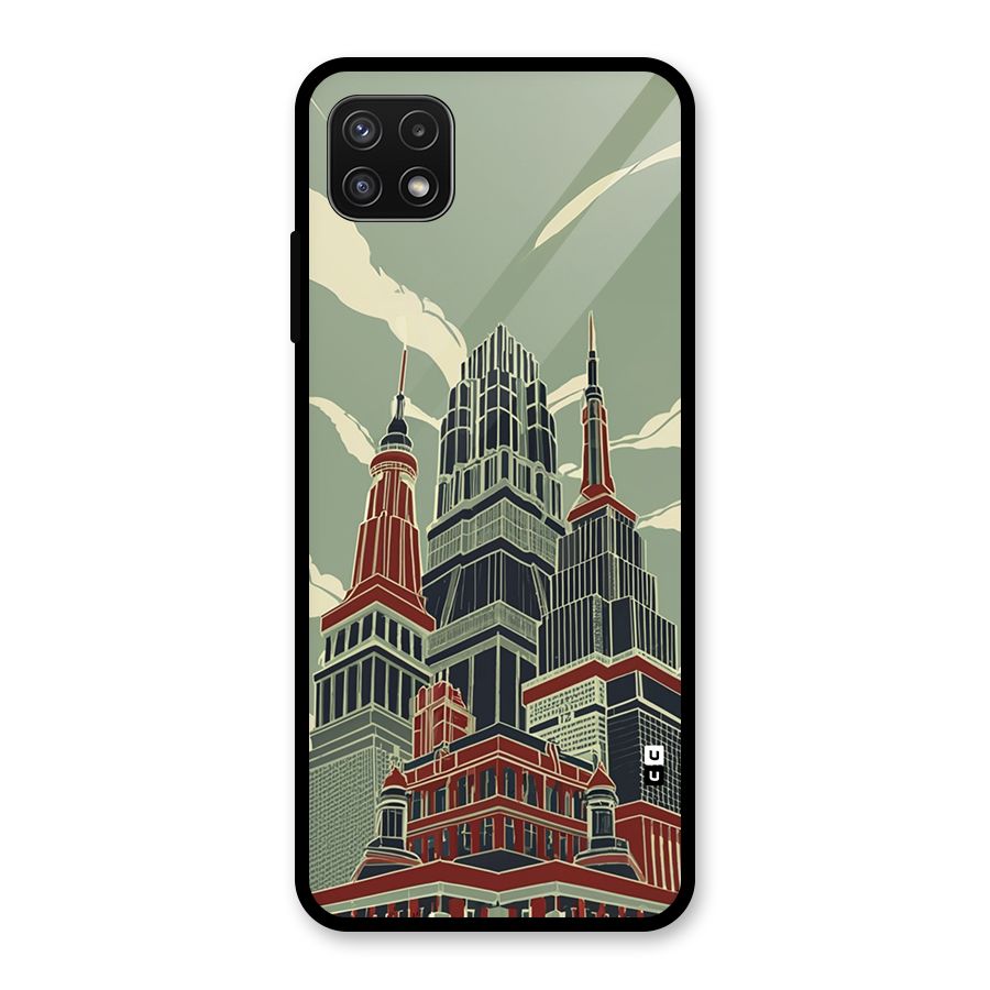 Edo Arc Glass Back Case for Galaxy A22 5G