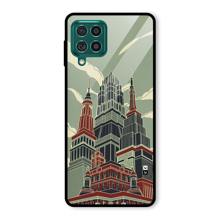 Edo Arc Glass Back Case for Galaxy F62