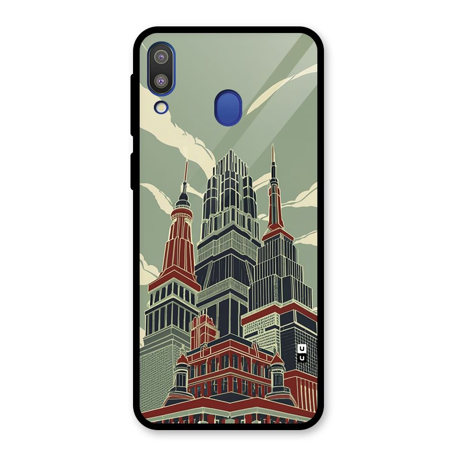 Edo Arc Glass Back Case for Galaxy M20