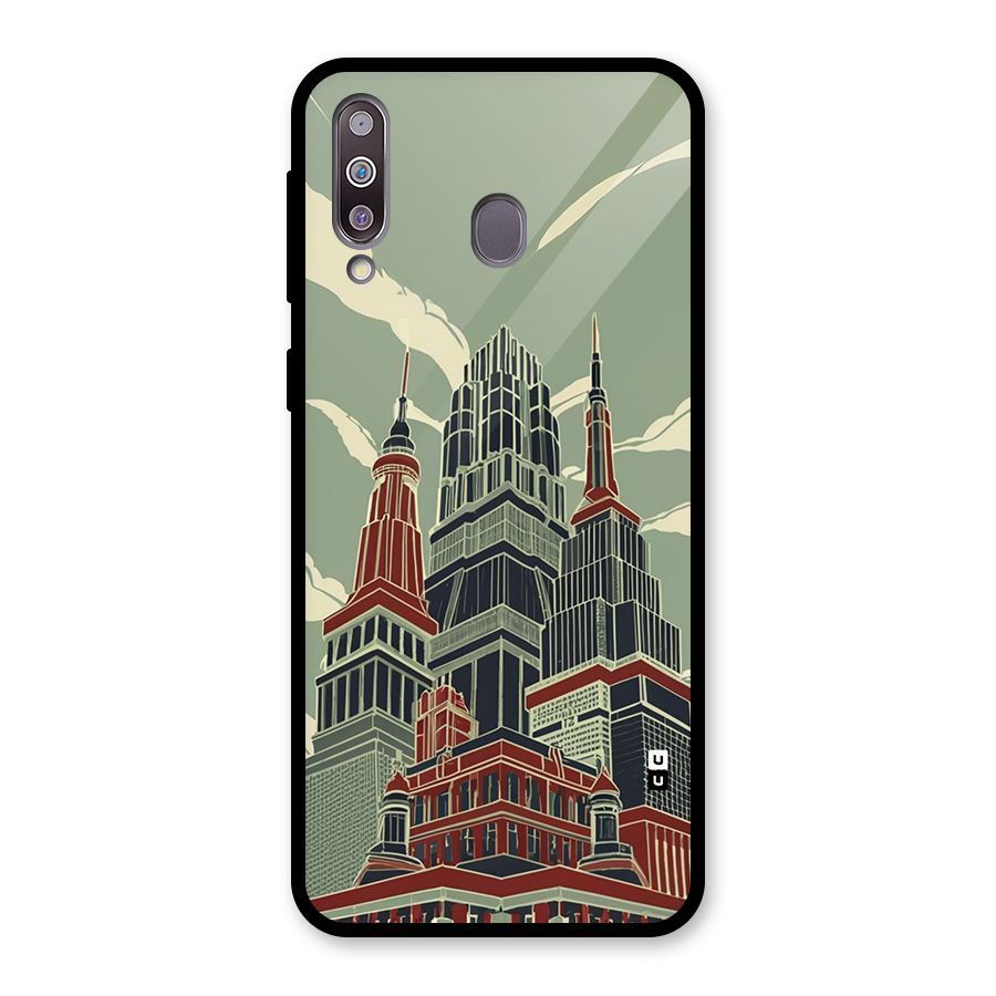 Edo Arc Glass Back Case for Galaxy M30