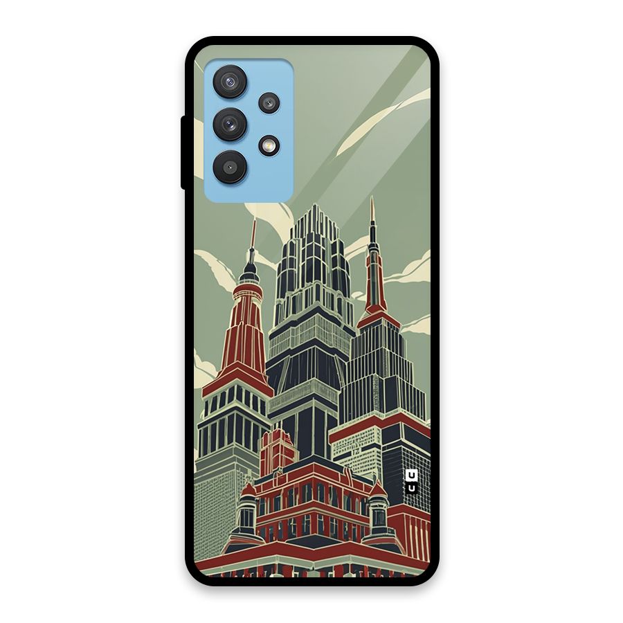 Edo Arc Glass Back Case for Galaxy M32 5G