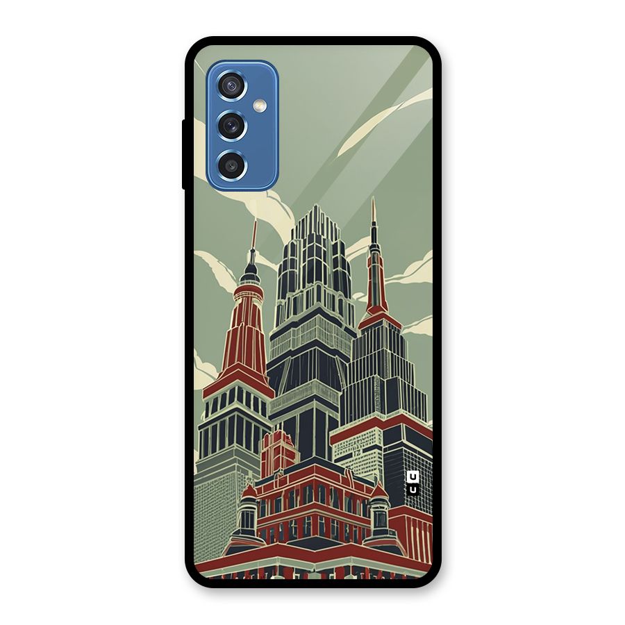Edo Arc Glass Back Case for Galaxy M52 5G